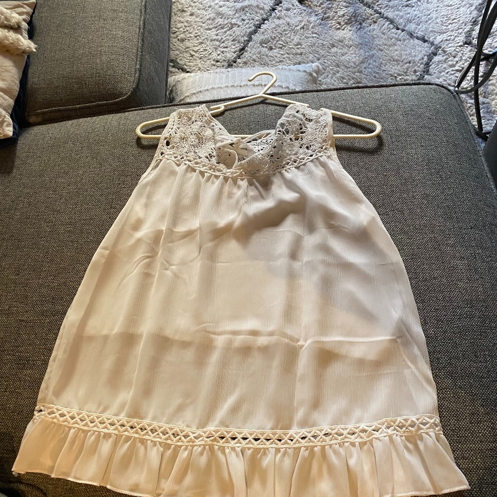 White Casual Dress